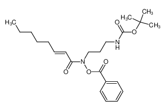 {3-[Benzoyloxy-((E)-oct-2-enoyl)-amino]-propyl}-carbamic acid tert-butyl ester CAS:198217-02-6 manufacturer & supplier