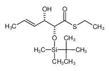 S-ethyl (2R,3S,4E)-2-(tert-butyldimethylsiloxy)-3-hydroxy-4-hexenethioate CAS:198218-58-5 manufacturer & supplier