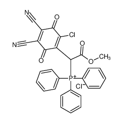 (1-(2-chloro-4,5-dicyano-3,6-dioxocyclohexa-1,4-dien-1-yl)-2-methoxy-2-oxoethyl)triphenylphosphonium chloride CAS:198222-04-7 manufacturer & supplier