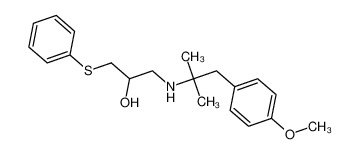 1-((1-(4-methoxyphenyl)-2-methylpropan-2-yl)amino)-3-(phenylthio)propan-2-ol CAS:198225-67-1 manufacturer & supplier