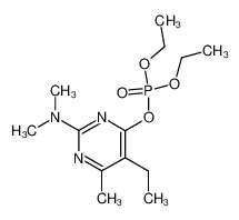 phosphoric acid 2-dimethylamino-5-ethyl-6-methyl-pyrimidin-4-yl ester diethyl ester CAS:19823-10-0 manufacturer & supplier