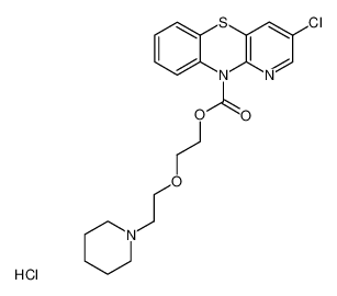 3-chloro-benzo[b]pyrido[2,3-e][1,4]thiazine-10-carboxylic acid 2-(2-piperidin-1-yl-ethoxy)-ethyl ester; monohydrochloride CAS:19825-20-8 manufacturer & supplier