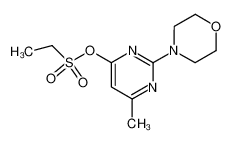 4-ethanesulfonyloxy-6-methyl-2-morpholin-4-yl-pyrimidine CAS:19827-55-5 manufacturer & supplier