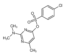 4-(4-chloro-benzenesulfonyloxy)-2-dimethylamino-6-methyl-pyrimidine CAS:19827-57-7 manufacturer & supplier