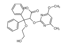 3-(2-Hydroxyethoxy)-2-(4-methoxy-6-methyl-2-pyrimidinyloxy)-3,3-diphenylpropionic Acid CAS:198270-17-6 manufacturer & supplier