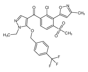 (2-chloro-3-(3-methylisoxazol-5-yl)-4-(methylsulfonyl)phenyl)(1-ethyl-5-((4-(trifluoromethyl)benzyl)oxy)-1H-pyrazol-4-yl)methanone CAS:198272-03-6 manufacturer & supplier