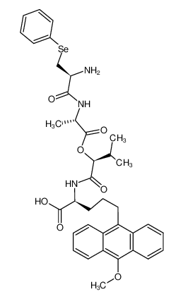 (S)-2-{(S)-2-[(S)-2-((S)-2-Amino-3-phenylselanyl-propionylamino)-propionyloxy]-3-methyl-butyrylamino}-5-(10-methoxy-anthracen-9-yl)-pentanoic acid CAS:198275-45-5 manufacturer & supplier