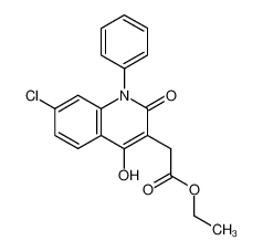 (7-chloro-4-hydroxy-2-oxo-1-phenyl-1,2-dihydro-quinolin-3-yl)-acetic acid ethyl ester CAS:19828-56-9 manufacturer & supplier