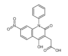 (4-hydroxy-7-nitro-2-oxo-1-phenyl-1,2-dihydro-quinolin-3-yl)-acetic acid CAS:19828-63-8 manufacturer & supplier