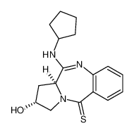 (2R,11aS)-1,2,3,11a-tetrahydro-11-cyclopentylamino-2-hydroxy-5H-pyrrolo[2,1-c][1,4]benzodiazepine-5-thione CAS:198289-93-9 manufacturer & supplier