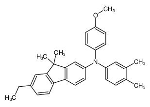 N-(3,4-dimethylphenyl)-7-ethyl-N-(4-methoxyphenyl)-9,9-dimethyl-9H-fluoren-2-amine CAS:198291-15-5 manufacturer & supplier