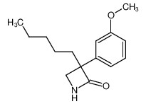 3-(3-methoxy-phenyl)-3-pentyl-azetidin-2-one CAS:19832-24-7 manufacturer & supplier