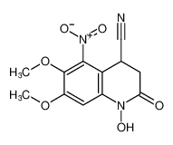 1-hydroxy-6,7-dimethoxy-5-nitro-2-oxo-1,2,3,4-tetrahydroquinoline-4-carbonitrile CAS:198327-82-1 manufacturer & supplier