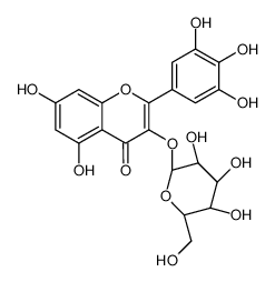 5,7-dihydroxy-3-[(2S,3R,4S,5S,6R)-3,4,5-trihydroxy-6-(hydroxymethyl)oxan-2-yl]oxy-2-(3,4,5-trihydroxyphenyl)chromen-4-one CAS:19833-12-6 manufacturer & supplier