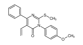 3-(4-methoxyphenyl)-2-(methylthio)-6-phenyl-5-vinylpyrimidin-4(3H)-one CAS:198336-31-1 manufacturer & supplier