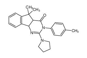 5,5-dimethyl-2-(pyrrolidin-1-yl)-3-(p-tolyl)-3,4a,5,9b-tetrahydro-4H-indeno[1,2-d]pyrimidin-4-one CAS:198336-47-9 manufacturer & supplier