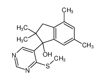 2,2,4,6-tetramethyl-1-(4-(methylthio)pyrimidin-5-yl)-2,3-dihydro-1H-inden-1-ol CAS:198339-25-2 manufacturer & supplier