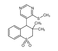 3,3-dimethyl-4-(4-(methylthio)pyrimidin-5-yl)thiochromane 1,1-dioxide CAS:198340-46-4 manufacturer & supplier