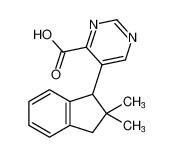 5-(2,2-dimethyl-2,3-dihydro-1H-inden-1-yl)pyrimidine-4-carboxylic acid CAS:198340-65-7 manufacturer & supplier