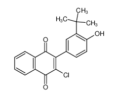 2-(3-tert-Butyl-4-hydroxyphenyl)-3-chlor-1,4-naphthochinon CAS:198348-39-9 manufacturer & supplier