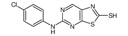 5-(4-chloro-anilino)-1H-thiazolo[5,4-d]pyrimidine-2-thione CAS:19835-27-9 manufacturer & supplier