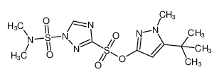 5-(tert-butyl)-1-methyl-1H-pyrazol-3-yl 1-(N,N-dimethylsulfamoyl)-1H-1,2,4-triazole-3-sulfonate CAS:198350-41-3 manufacturer & supplier