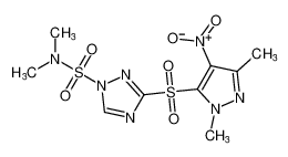 3-((1,3-dimethyl-4-nitro-1H-pyrazol-5-yl)sulfonyl)-N,N-dimethyl-1H-1,2,4-triazole-1-sulfonamide CAS:198350-46-8 manufacturer & supplier