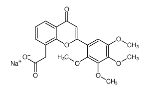 sodium 2-(4-oxo-2-(2,3,4,5-tetramethoxyphenyl)-4H-chromen-8-yl)acetate CAS:198351-41-6 manufacturer & supplier