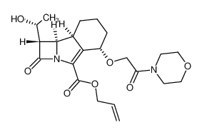 (1S,5S,8aS,8bR)-1-((R)-1-Hydroxy-ethyl)-5-(2-morpholin-4-yl-2-oxo-ethoxy)-2-oxo-1,2,5,6,7,8,8a,8b-octahydro-azeto[2,1-a]isoindole-4-carboxylic acid allyl ester CAS:198402-30-1 manufacturer & supplier