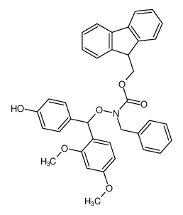 (9H-fluoren-9-yl)methyl benzyl((2,4-dimethoxyphenyl)(4-hydroxyphenyl)methoxy)carbamate CAS:198411-88-0 manufacturer & supplier