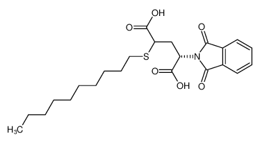 (4S)-2-(decylthio)-4-(1,3-dioxoisoindolin-2-yl)pentanedioic acid CAS:198412-98-5 manufacturer & supplier