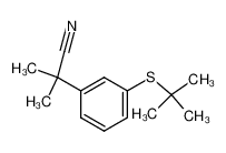 2-(3-(tert-butylthio)phenyl)-2-methylpropionitrile CAS:198421-93-1 manufacturer & supplier