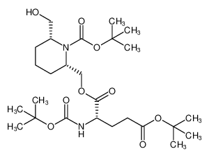 1-(((2S,6R)-1-(tert-butoxycarbonyl)-6-(hydroxymethyl)piperidin-2-yl)methyl) 5-(tert-butyl) (tert-butoxycarbonyl)-L-glutamate CAS:198422-53-6 manufacturer & supplier