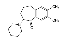 2,3-dimethyl-6-piperidin-1-yl-6,7,8,9-tetrahydro-benzocyclohepten-5-one CAS:19844-33-8 manufacturer & supplier