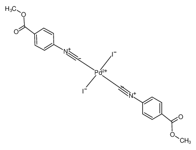 trans-[PdI2(methyl-4-isocyanobenzoate)2] CAS:198476-61-8 manufacturer & supplier