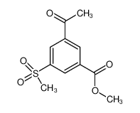 methyl 3-acetyl-5-(methylsulfonyl)benzoate CAS:198477-85-9 manufacturer & supplier