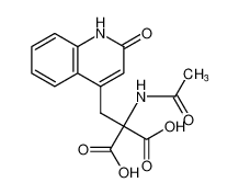 2-acetamido-2-((2-oxo-1,2-dihydroquinolin-4-yl)methyl)malonic acid CAS:1984832-92-9 manufacturer & supplier