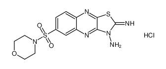 2-imino-6-(morpholinosulfonyl)thiazolo[4,5-b]quinoxalin-3(2H)-amine hydrochloride CAS:198494-65-4 manufacturer & supplier