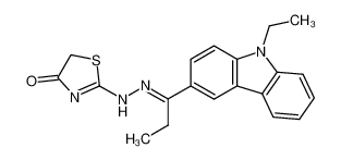 thiazolidine-2,4-dione 2-{[1-(9-ethyl-carbazol-3-yl)-propylidene]-hydrazone} CAS:19850-75-0 manufacturer & supplier