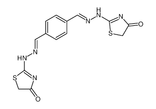 benzene-1,4-dicarbaldehyde bis-[(4-oxo-thiazolidine-2-ylidene)-hydrazone] CAS:19850-81-8 manufacturer & supplier