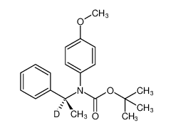 tert-butyl (S)-(4-methoxyphenyl)(1-phenylethyl-1-d)carbamate CAS:198546-59-7 manufacturer & supplier