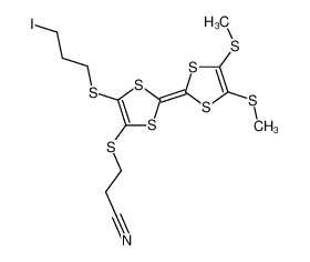 2-(2-cyanoethylthio)-3-(3-iodopropylthio)-6,7-bis(methylthio)tetrathiafulvalene CAS:198555-68-9 manufacturer & supplier