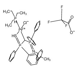 [PtCl(PEt3)(CH(PPh2=S)(PPh2-NH-p-tolyl)-C,S)](+)CF3CO2(-) CAS:198560-71-3 manufacturer & supplier