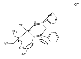 [PtCl(PEt3)(CH(PPh2=S)(PPh2=N-p-tolyl)-N,S)](+)Cl(-) CAS:198560-72-4 manufacturer & supplier