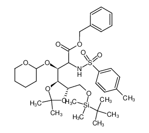 (S)-3-[(4S,5S)-5-(tert-Butyl-dimethyl-silanyloxymethyl)-2,2-dimethyl-[1,3]dioxolan-4-yl]-3-(tetrahydro-pyran-2-yloxy)-2-(toluene-4-sulfonylamino)-propionic acid benzyl ester CAS:198565-90-1 manufacturer & supplier