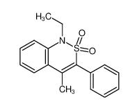 1-ethyl-4-methyl-3-phenyl-1H-benzo[c][1,2]thiazine 2,2-dioxide CAS:19857-02-4 manufacturer & supplier