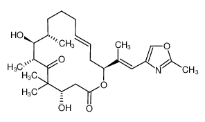 (E)-(4S,7R,8S,9S,16S)-4,8-Dihydroxy-5,5,7,9-tetramethyl-16-[(E)-1-methyl-2-(2-methyl-oxazol-4-yl)-vinyl]-oxacyclohexadec-13-ene-2,6-dione CAS:198571-10-7 manufacturer & supplier