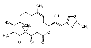 (Z)-(4S,8S,15S,16S,17R)-4,16-Dihydroxy-11,15,17-trimethyl-8-[(E)-1-methyl-2-(2-methyl-thiazol-4-yl)-vinyl]-7-oxa-spiro[2.15]octadec-10-ene-6,18-dione CAS:198571-48-1 manufacturer & supplier