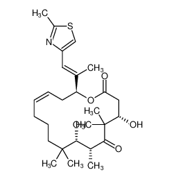 (4S,7R,8R,16S,Z)-4,8-dihydroxy-5,5,7,9,9-pentamethyl-16-((E)-1-(2-methylthiazol-4-yl)prop-1-en-2-yl)oxacyclohexadec-13-ene-2,6-dione CAS:198571-71-0 manufacturer & supplier