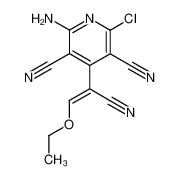 2-amino-6-chloro-4-(1-cyano-2-ethoxy-vinyl)-pyridine-3,5-dicarbonitrile CAS:19858-60-7 manufacturer & supplier